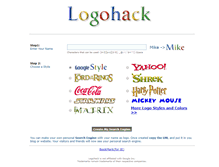 Tablet Screenshot of logohack.com